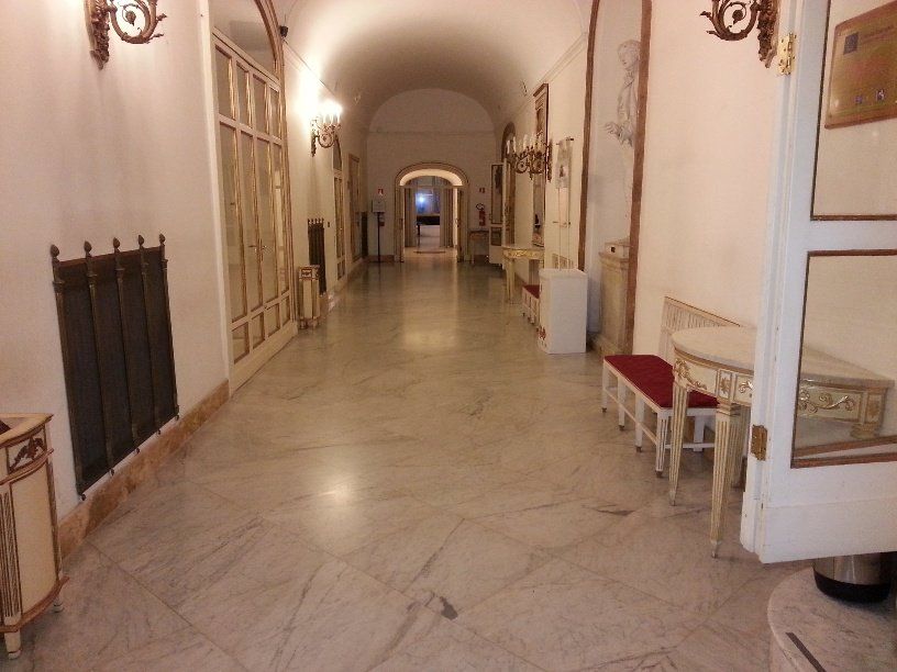 Corridoio in marmo