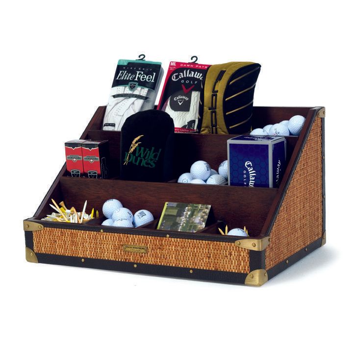 Tee, Glove, & Ball Caddy (Shown in Stiles Brothers Finish)