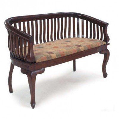 Barrel Bench- Upholstered