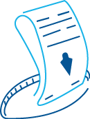 abstract illustration of a receipt