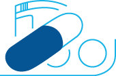abstract illustration of a pill