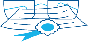 proofreading, certifying and notarising abstract illustration