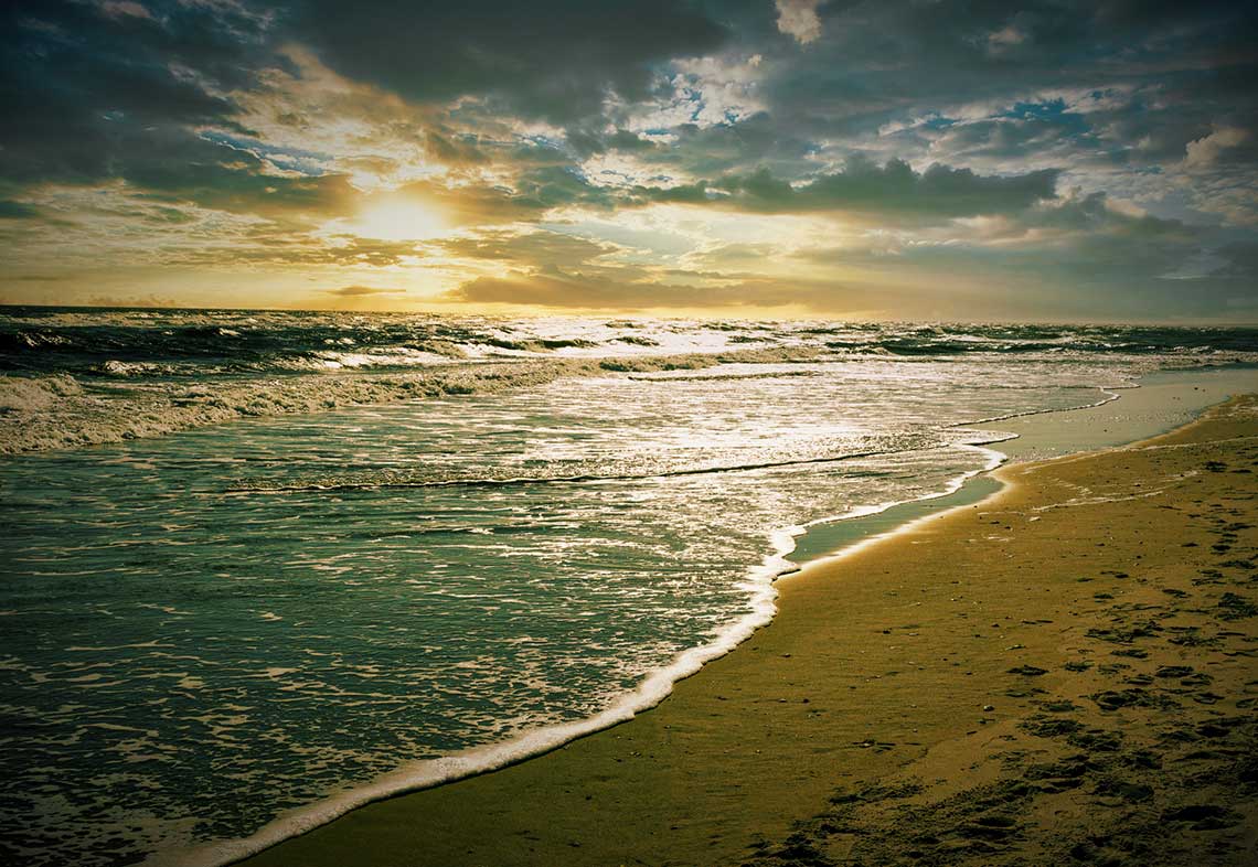 Beautiful Beach — Oak Island, NC — Captain's Cove Motel