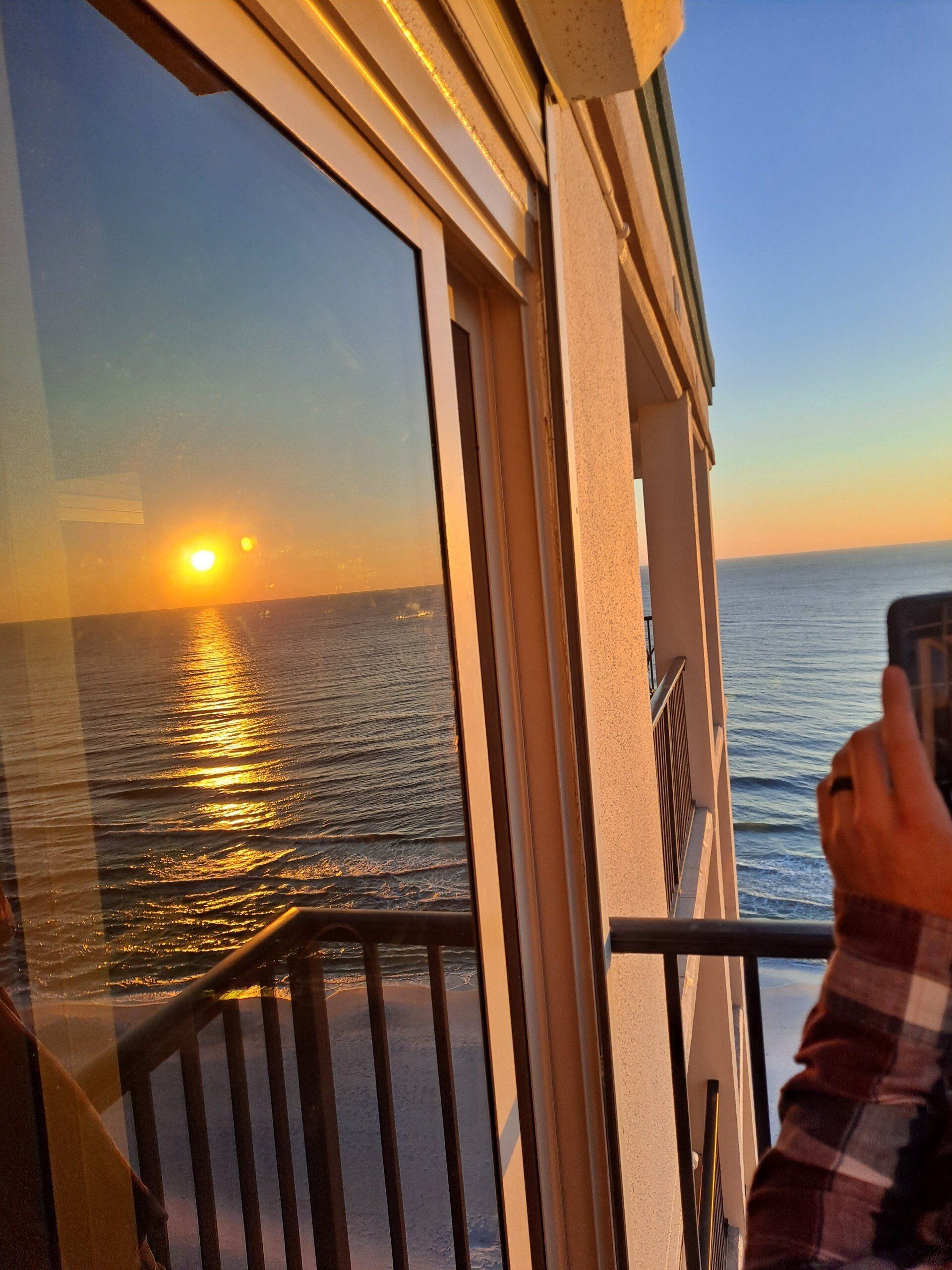 new windows with reflective coating