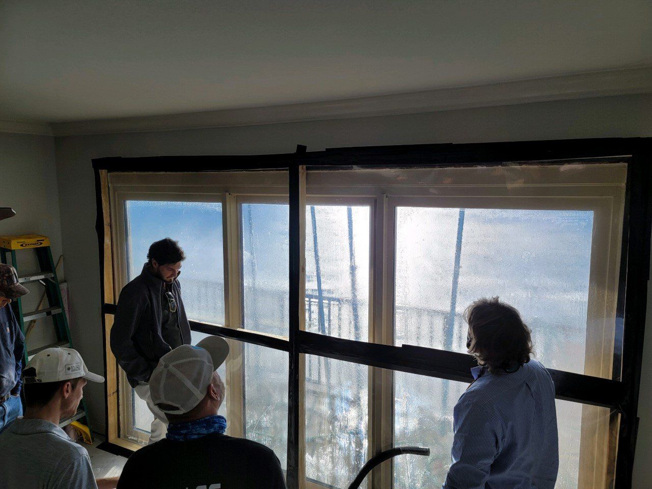 replacement windows & doors in a condo