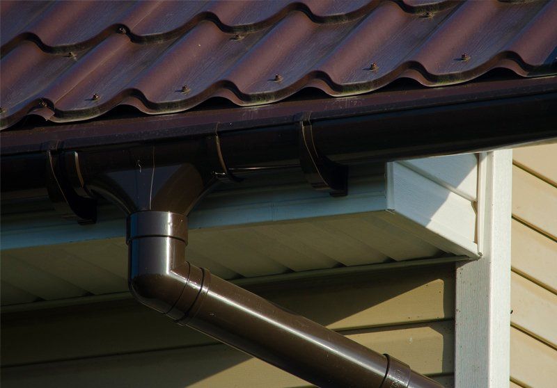 Gutter After Repair — Spokane, WA — Bob's Seamless Rain Gutters Gutter After Repair — Spokane, WA — Bob's Seamless Rain Gutters
