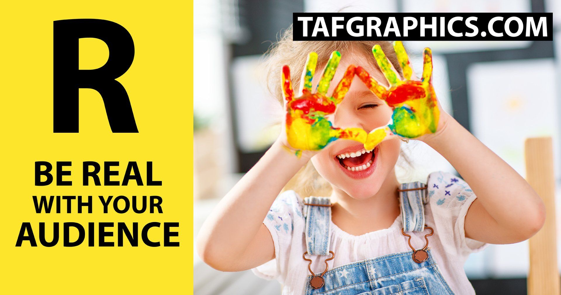 Be real with your audience