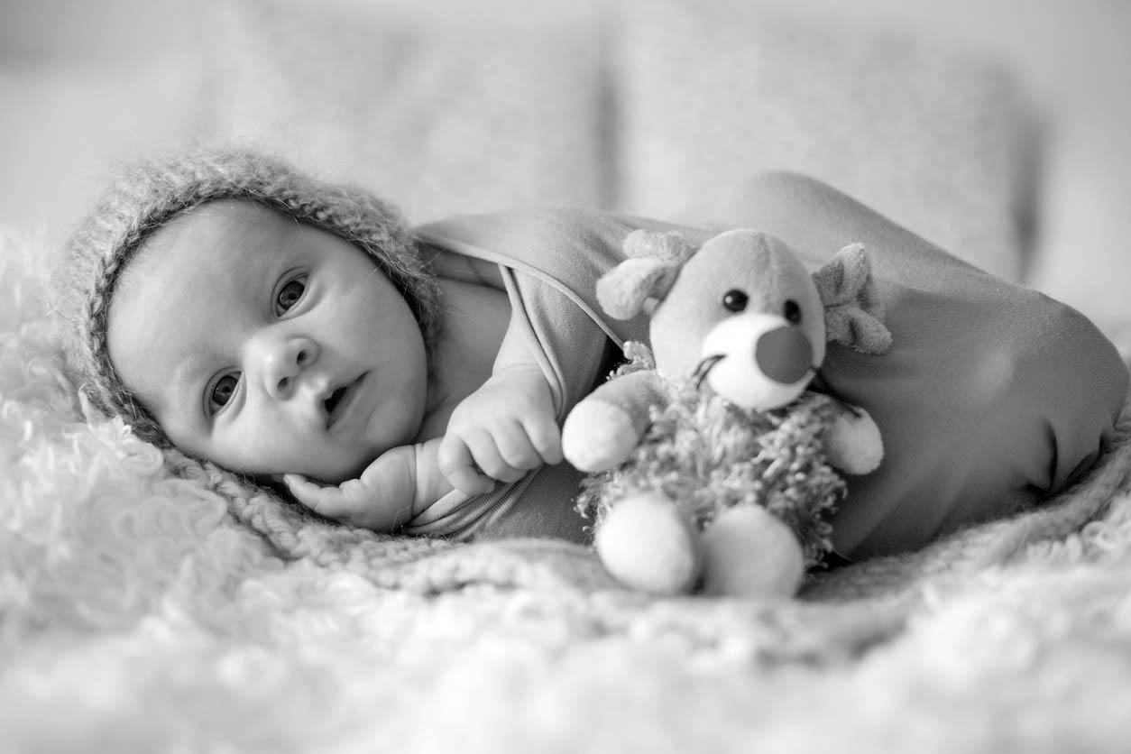 newborn baby delivered by Heavenly Hands Birthing Center