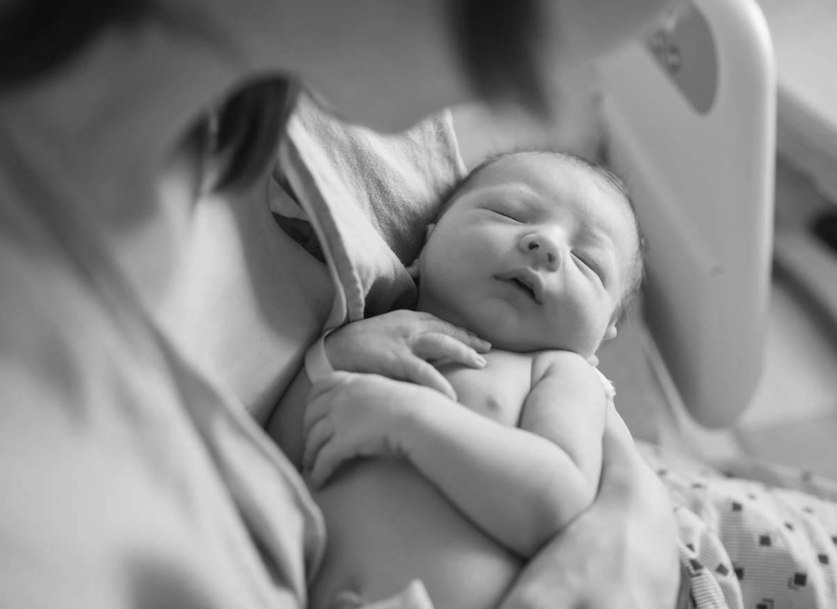 baby delivered by midwife - Heavenly Hands Birthing Center