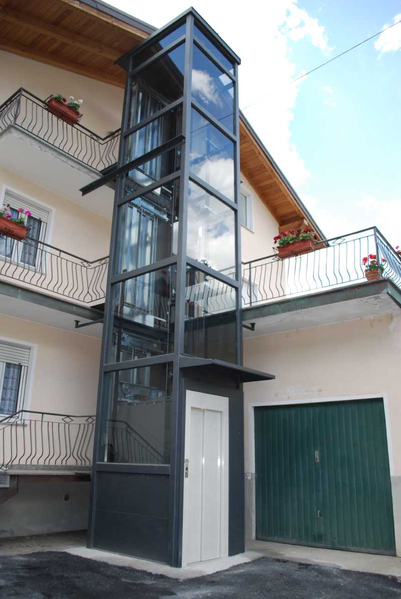 montacarichi esterno