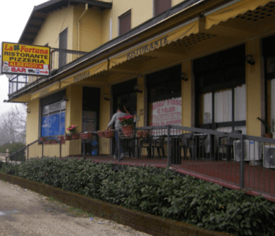 Entrata della pizzeria