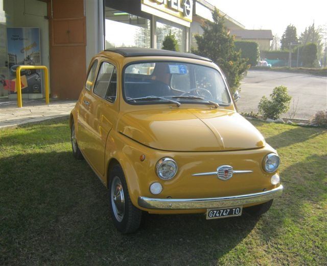 Fiat 500 dopo il restauro