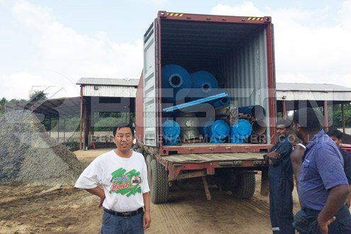Shipment of Beston Oil Sludge Pyrolysis Plant