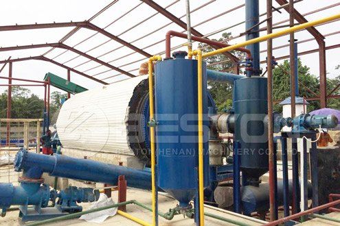 Beston Waste Tire to Oil Machine