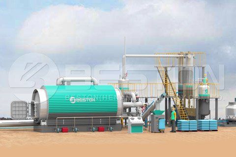 Waste Tyre Pyrolysis Plant for Sale