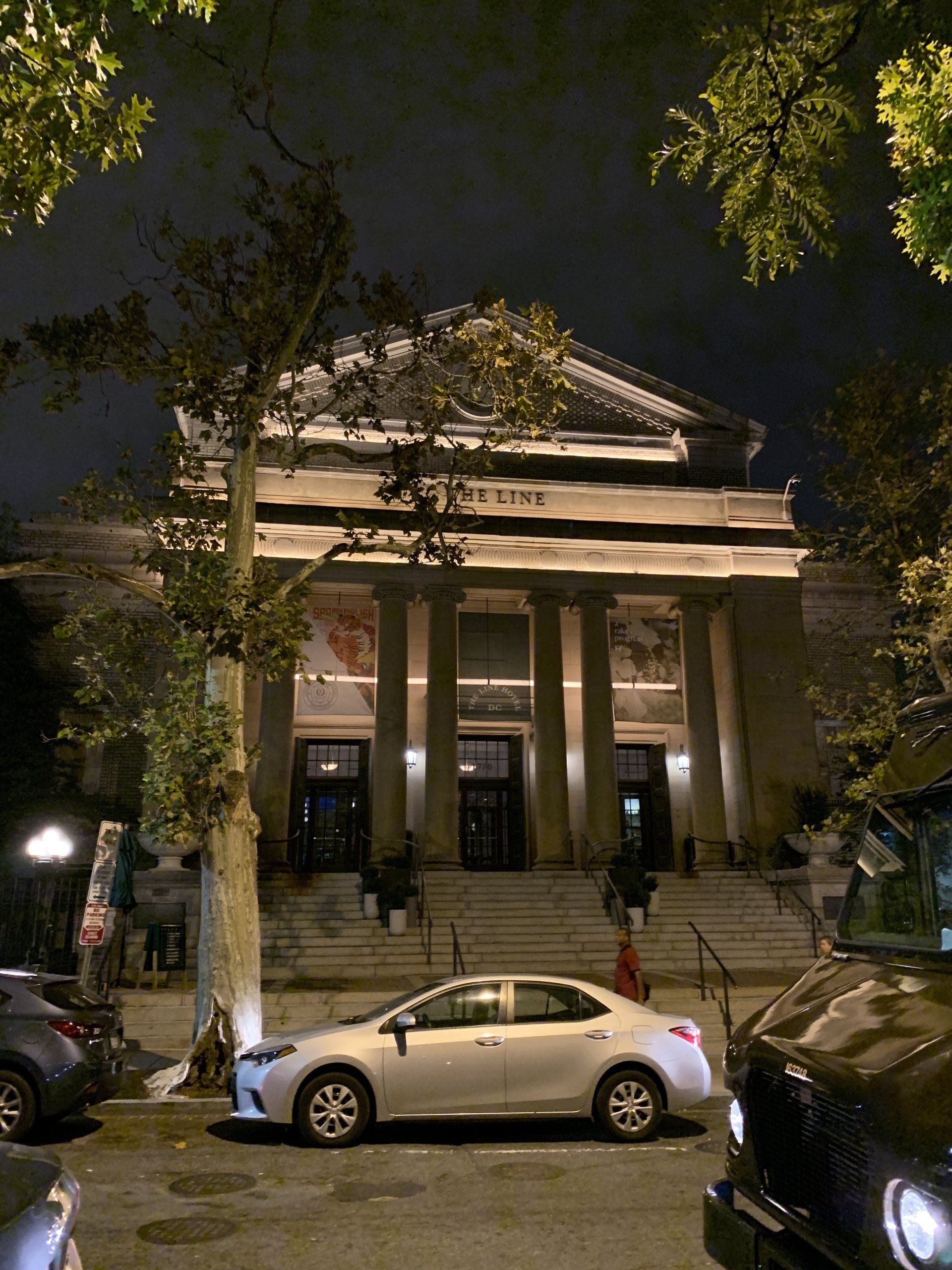 Sleeping in an old church in Washington DC
