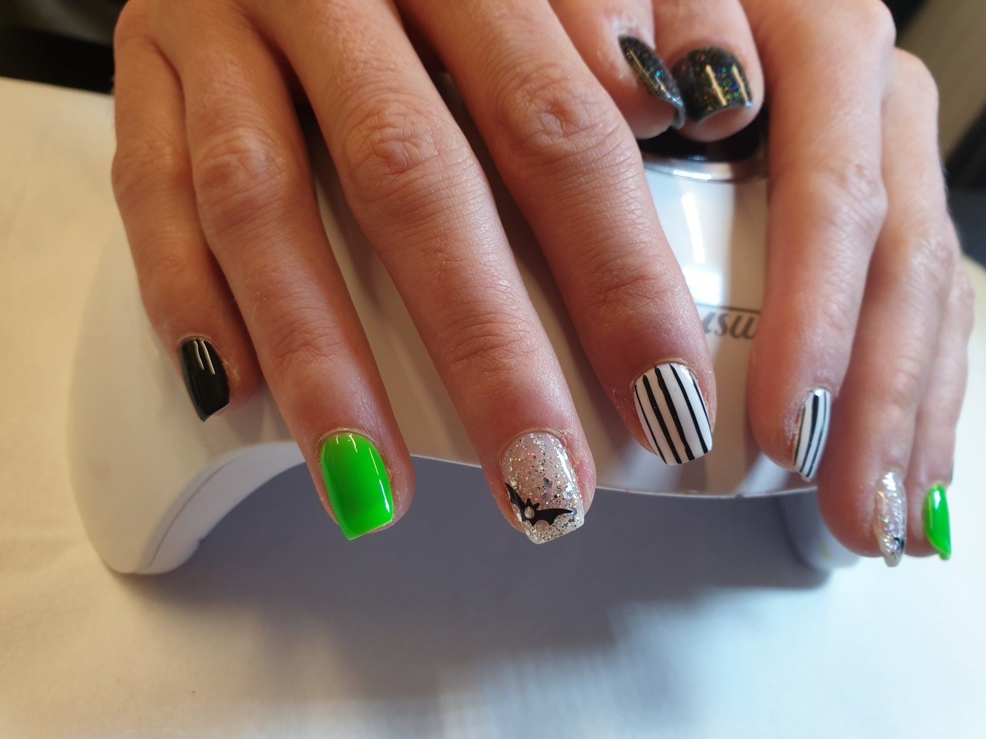a selection of coloured nails