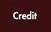 Credit text on a black background