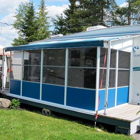 COVER-TECH INC. ADD-A-ROOM FOR AUTO ROLL-UP AWNING