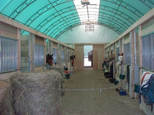 Cover-Tech DOME BUILDINGS fabric buildings 36' x 100' horse stable