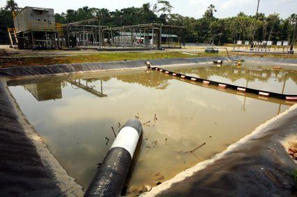 Pond Liner for Contaminated Water from Cover-Tech Inc. 1-888-325-5757