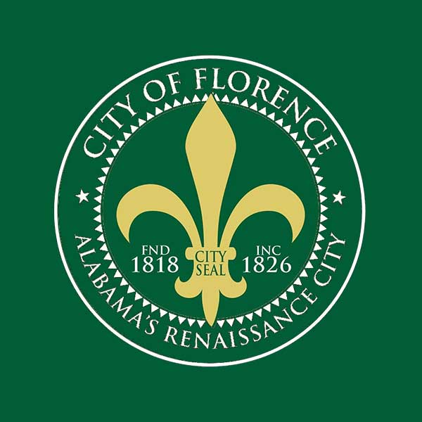 The city of florence alabama 's renaissance city seal