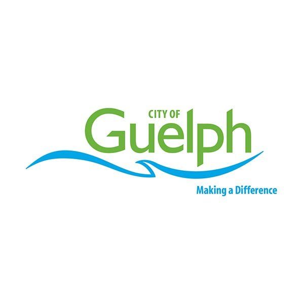 A logo for the city of guelph making a difference