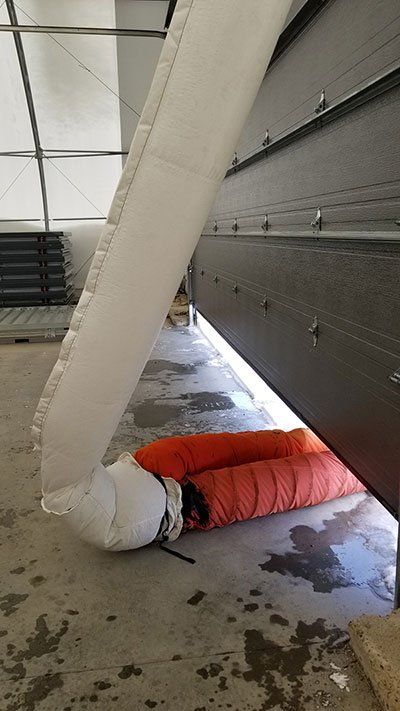 Cover-Tech Inc. Heat Duct For Snow Removal For Fabric Buildings 1-888-325-5757