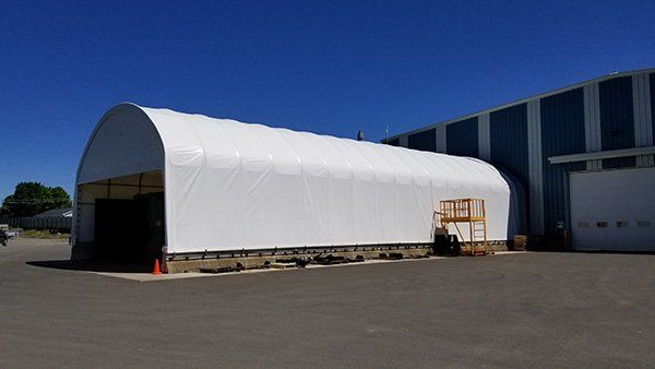 Cover-Tech Inc. Single Pipe Fabric Buildings 1-888-325-5757