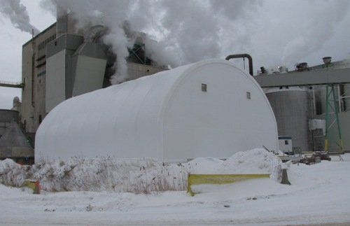 52' x 80' storage building at pulp mill STRAIGHT WALL BUILDINGS