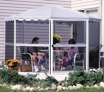11' round gazebo perfect summer outdoor activity