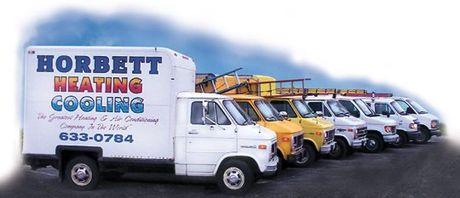 Horbett Heating & Cooling trucks