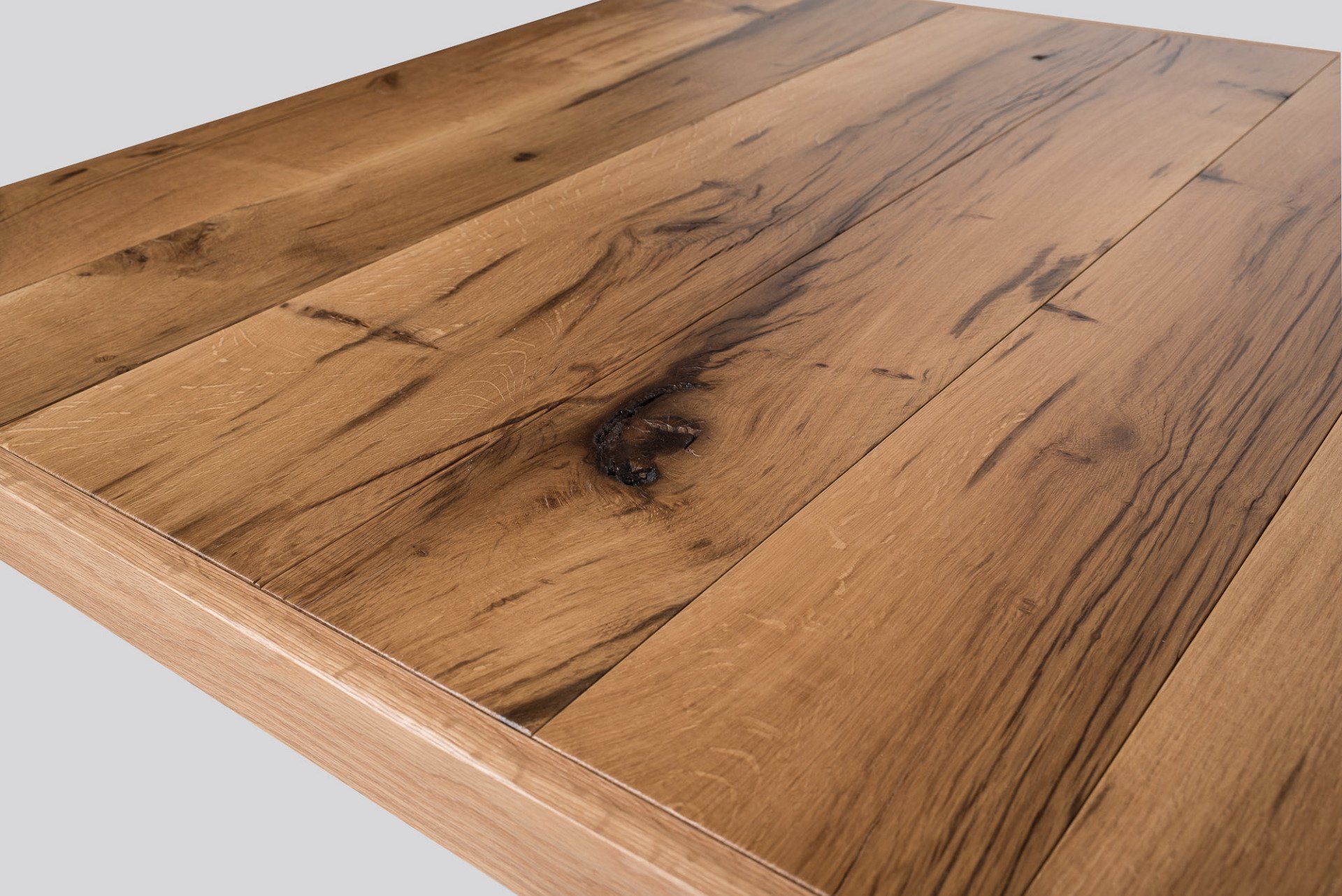 Der HEINISCH - Stahlträgertisch, Tisch, Thementisch,  HEINISCH Table,  Steel girder frame, luxury, Möbelmanufaktur, Heinisch Manufactory, modern, Tabletop, French maser ash
