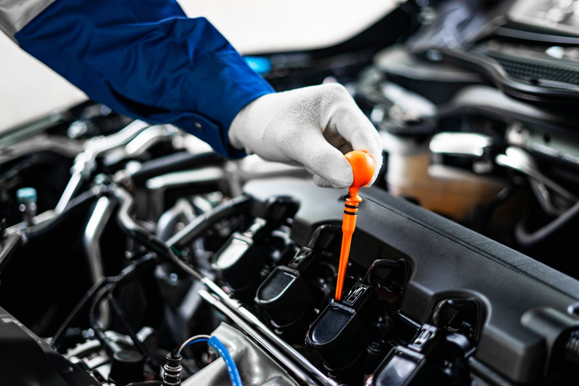 engine oil check