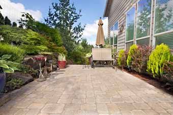 Stone Patio and plants - hardscapes in Waynesboro, PA