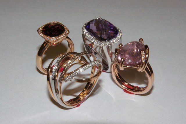 Four Different Rings — Granada Hills, CA — House Of Time Jewelers