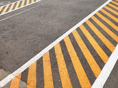 Road Striping — Paving Service in in Escondido, CA