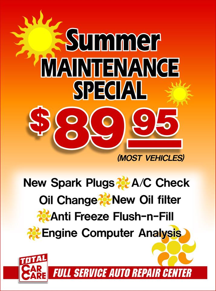 Auto Repair — Maintenance Special Summer  in Portsmouth, VA