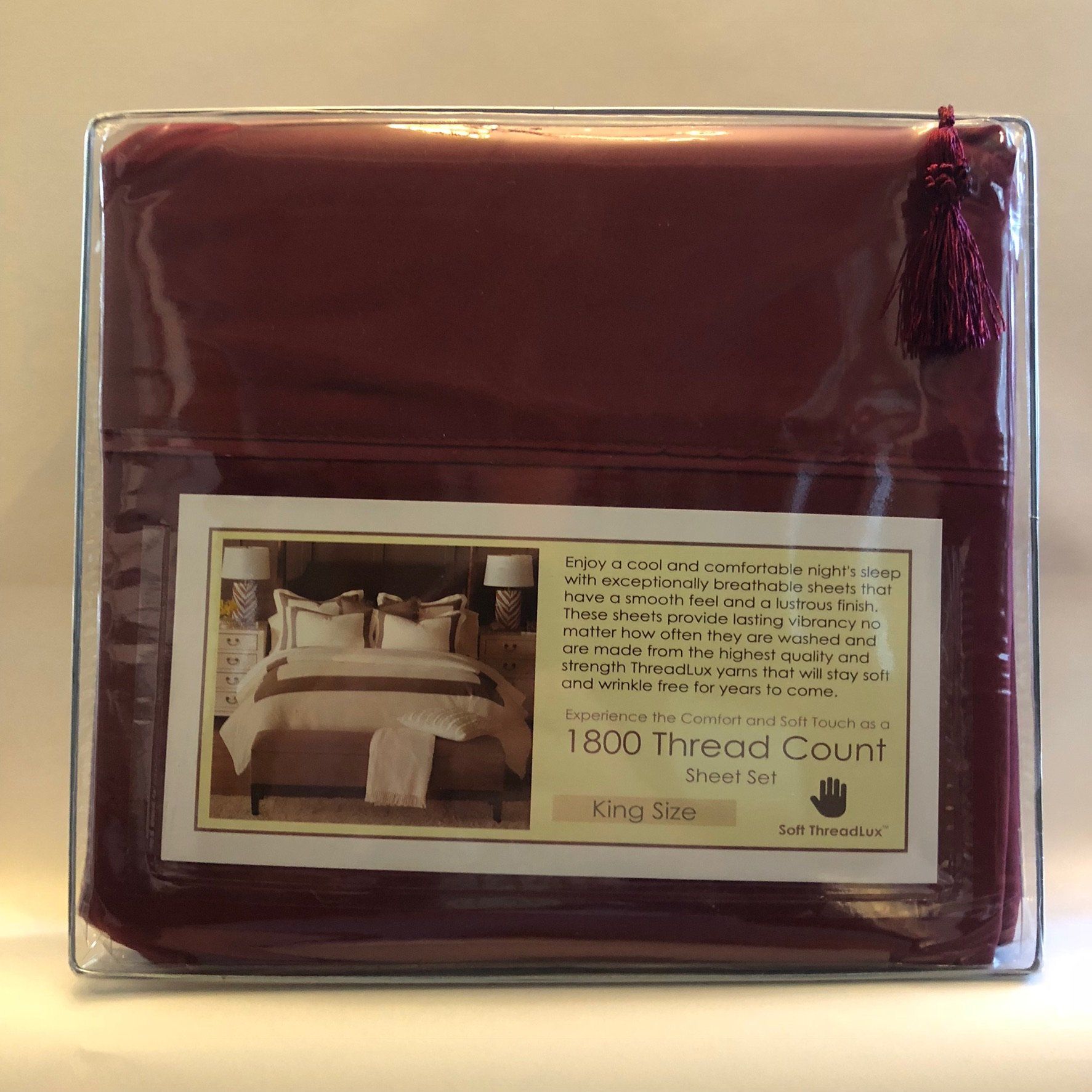 Sheet Fundraiser - Burgundy