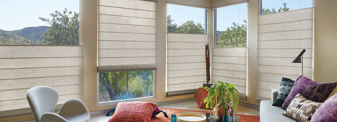 Adding Hunter Douglas Woven Wood Shades near Sarasota, Florida (FL), to Sunny Rooms