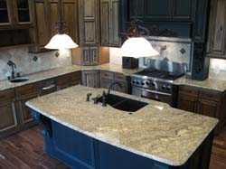 Kitchen With Beautiful Lighting — Wichita, Kansas — The Countertop Place Inc.