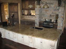 Kitchen With Brick Walls — Wichita, Kansas — The Countertop Place Inc.