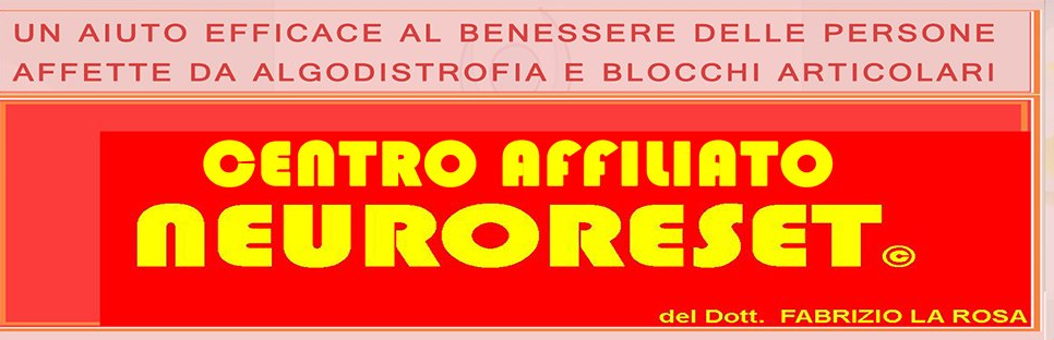 NEURORESET© algodistrofia e blocchi articolari