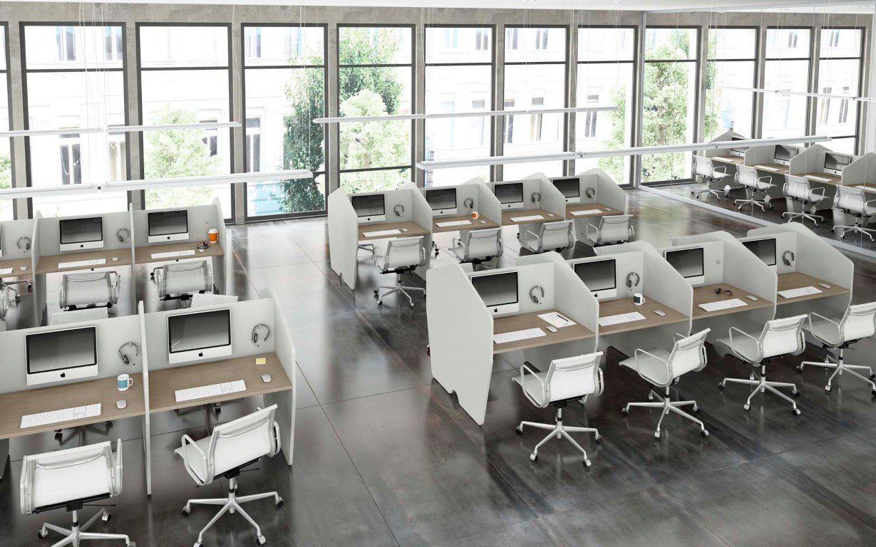 arredo per ufficio a Roma per call center