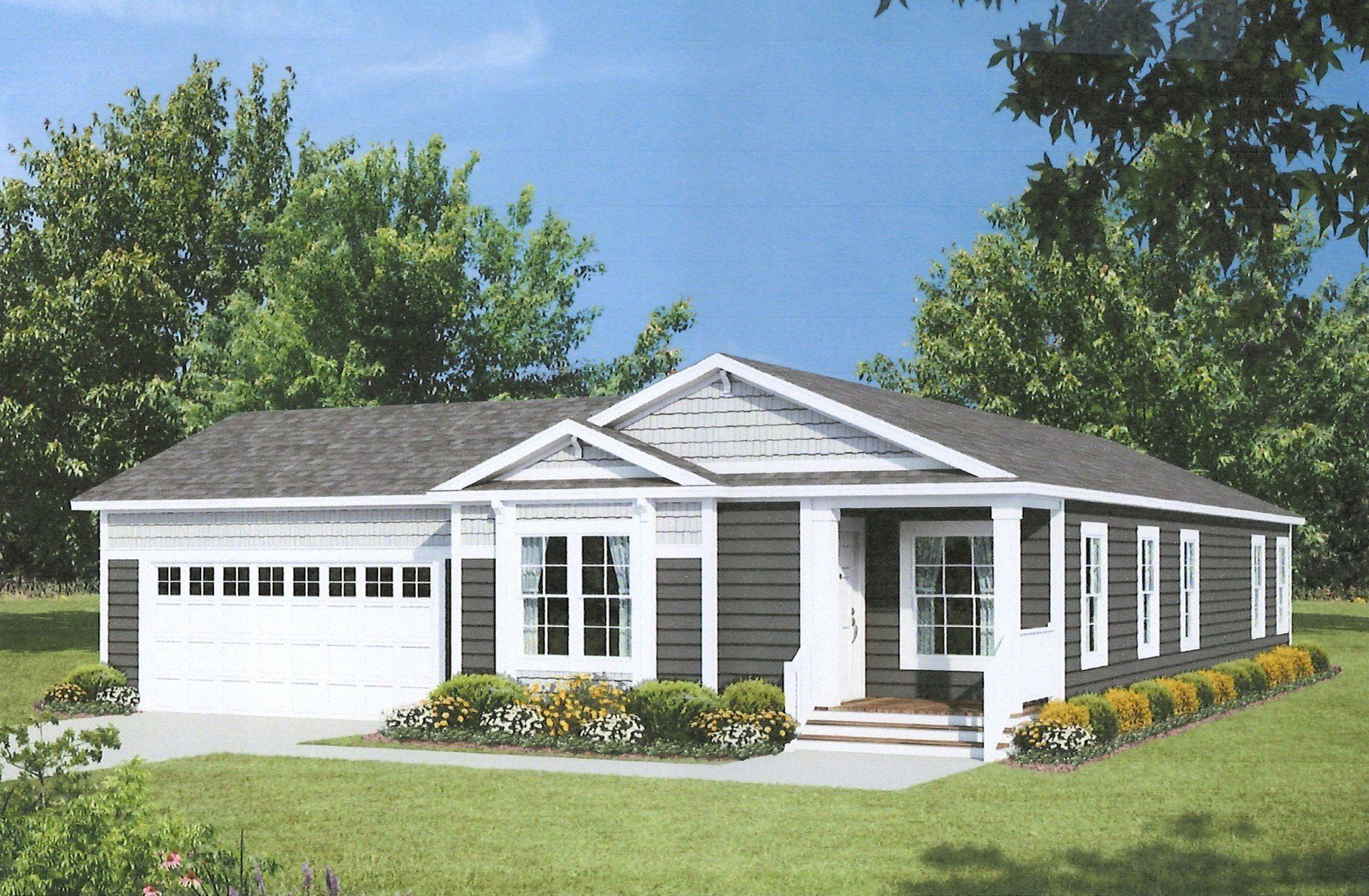 Caribou Side and Front Elevations