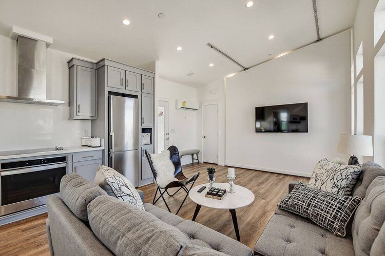 Kitchen and Living Room