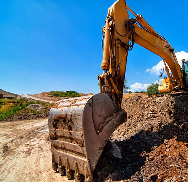 Backhoe moving dirt - Backhoe Services in Winston-Salem, NC