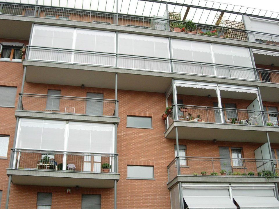 Tenda veranda personalizzata.