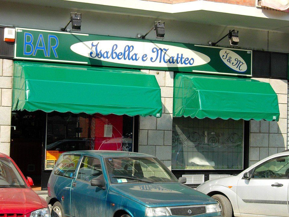 Tenda a capote negozio