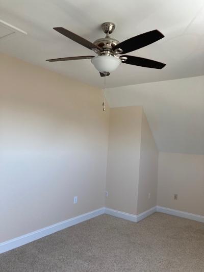 ceiling fan with light in room